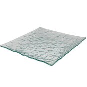Wholesale - 11.5" SQUARE GLASS PLATE C/P 24, UPC: 068296143696